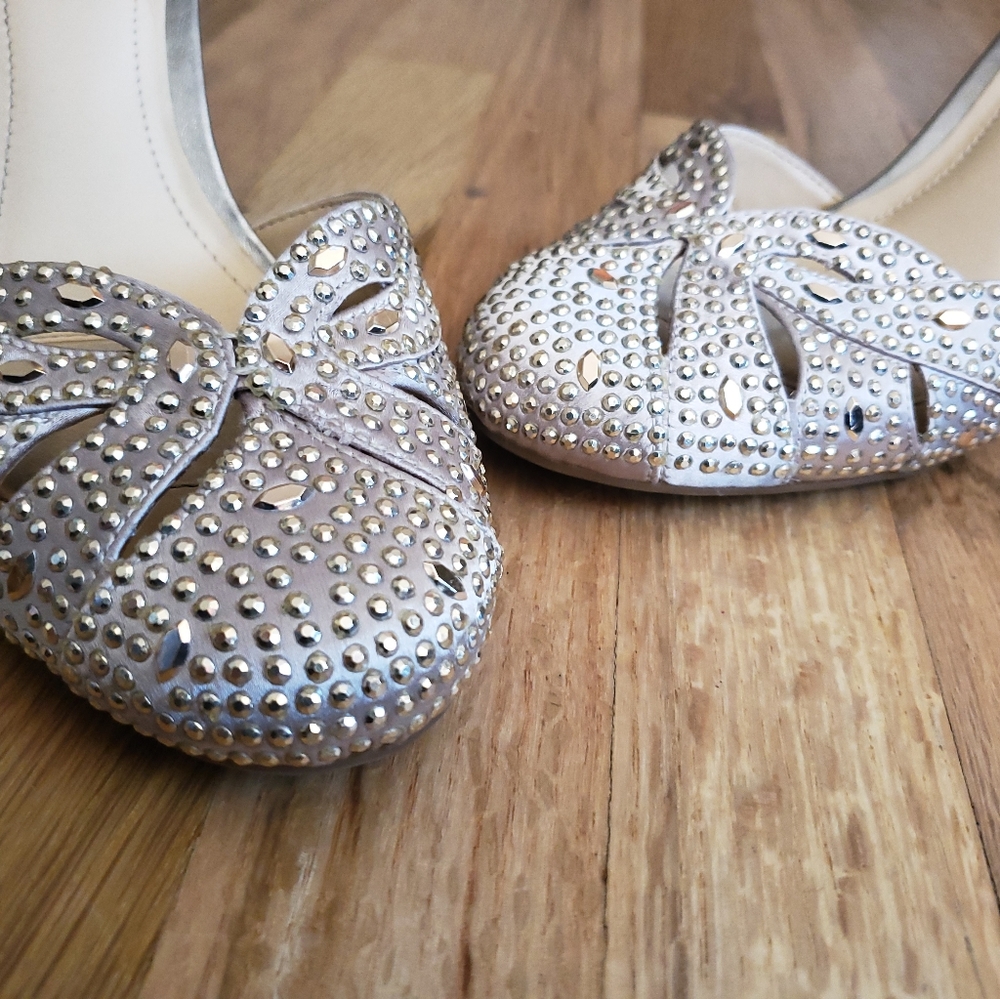 Alex Marie strappy Platform Rhinstone Heels - Picture 3 of 4
